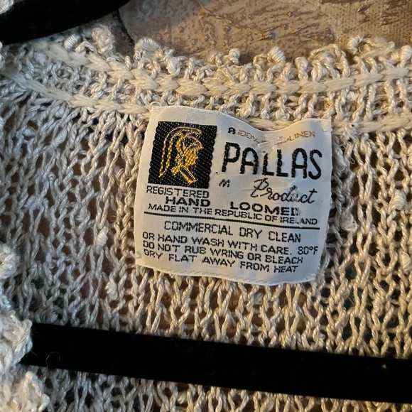 PALLAS 100 % Linen Hand loomed Knitted Dress Made in Ireland - Picture 4 of 8